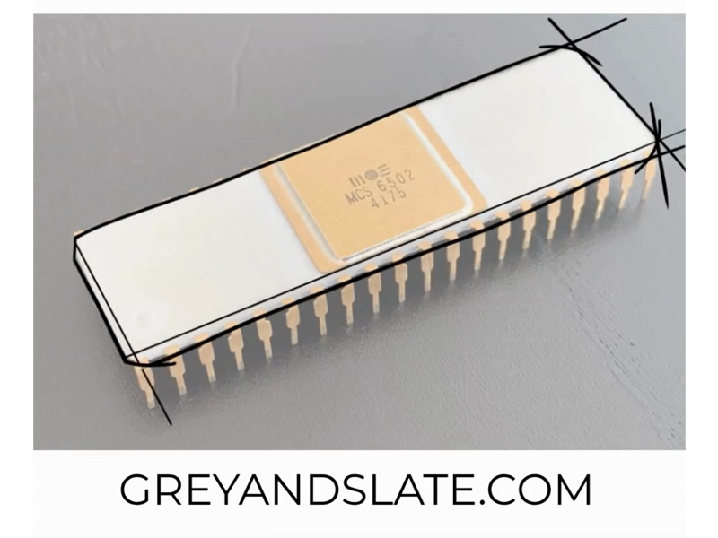 MOS 6502 Microprocessor Chip T-Shirt