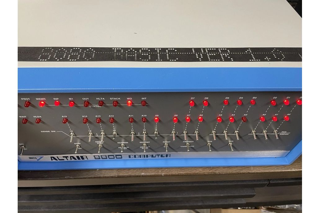 Altair Microsoft BASIC 1.0 on Paper Tape