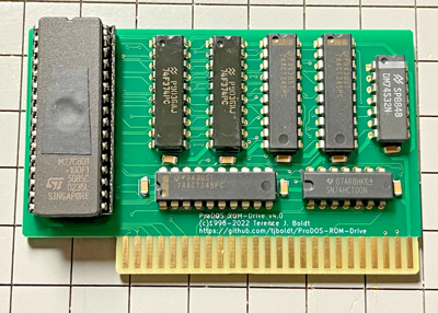 Apple II ProDOS bootable 1MB read-only drive v4.0  By TJBOLDT