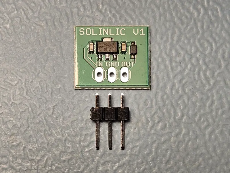 Solar linear lithium ion capacitor charger board