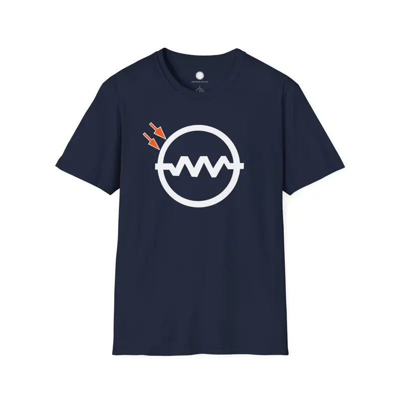 Electronics Engineer Superhero Gift | Light Sensor Symbol Tee | Photoresistor T-
