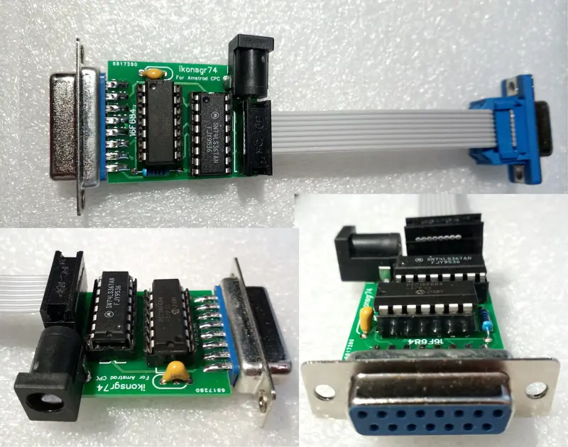15Pin PC Joystick Gamepad Adapter for Amstrad CPC