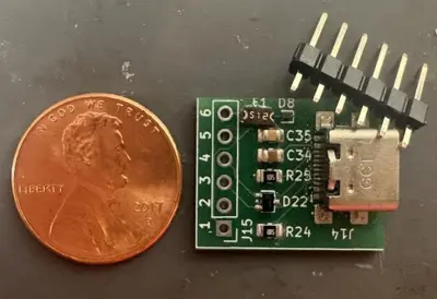 USB-C Breakout Module (Built in ESD, Plug & Play)