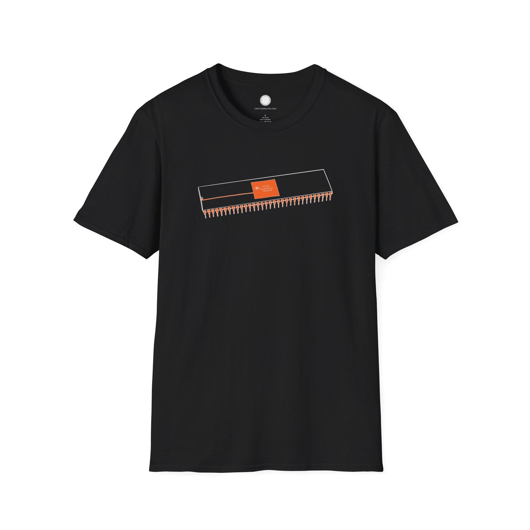 Retro Computing T-Shirt Vintage Computer Engineer Gift | Motorola 68000 CPU Sche