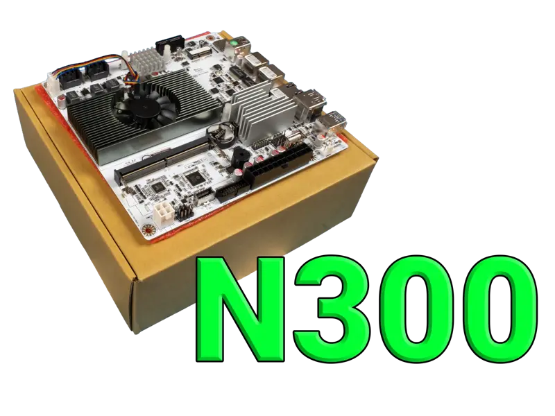 Topton N22 Mini-ITX NAS Motherboard w/ N300 CPU/8xSATA/2xM<wbr/>.2/2x2.5GbE/1x<w