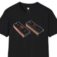 Commodore 64 and MOS Sound Synthesizer Vintage SID Chips T-Shirt