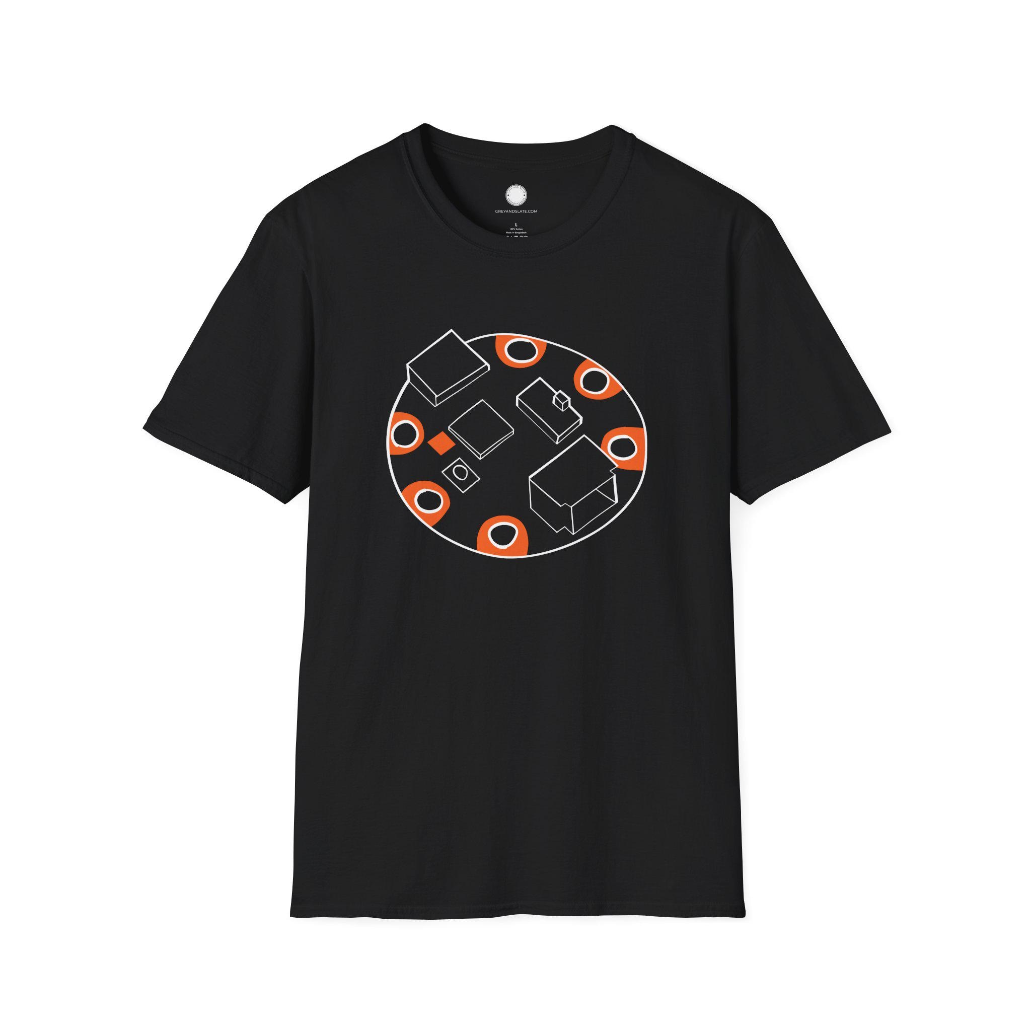 Hand-drawn Adafruit Gemma M0 T-Shirt | Wearable Electronics Maker | CircuitPytho
