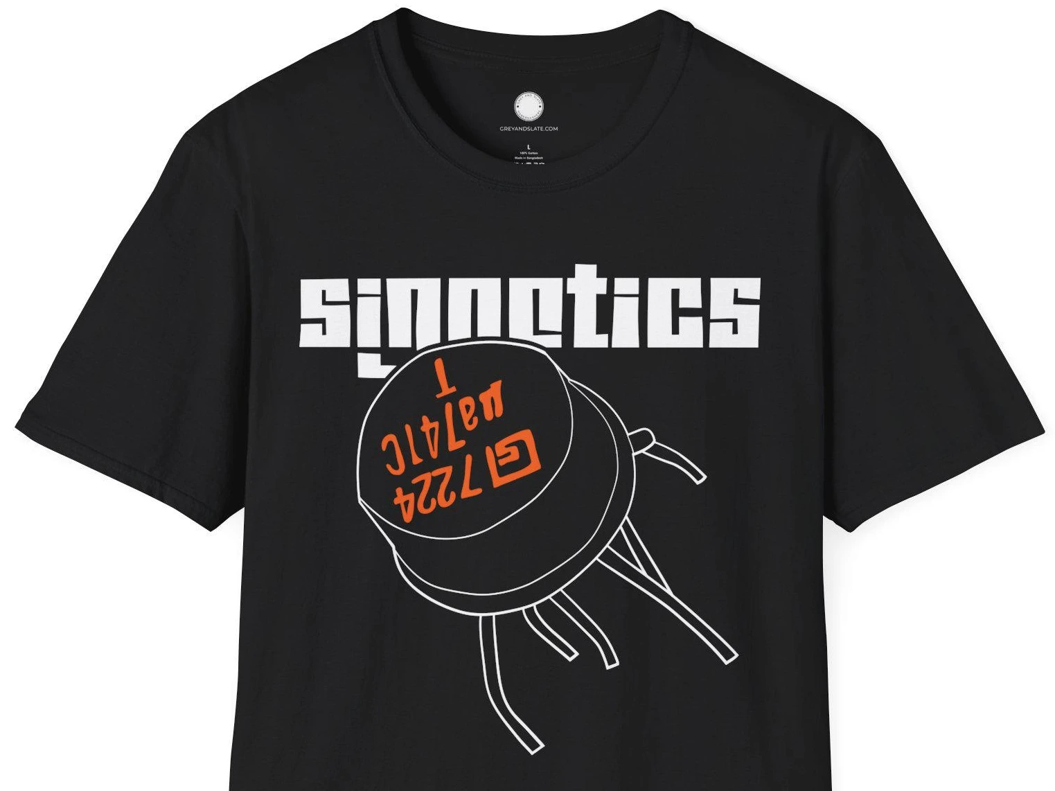 Vintage µA741 Opamp T-Shirt | Signetics Operational Amplifier | Hand-Drawn Elect