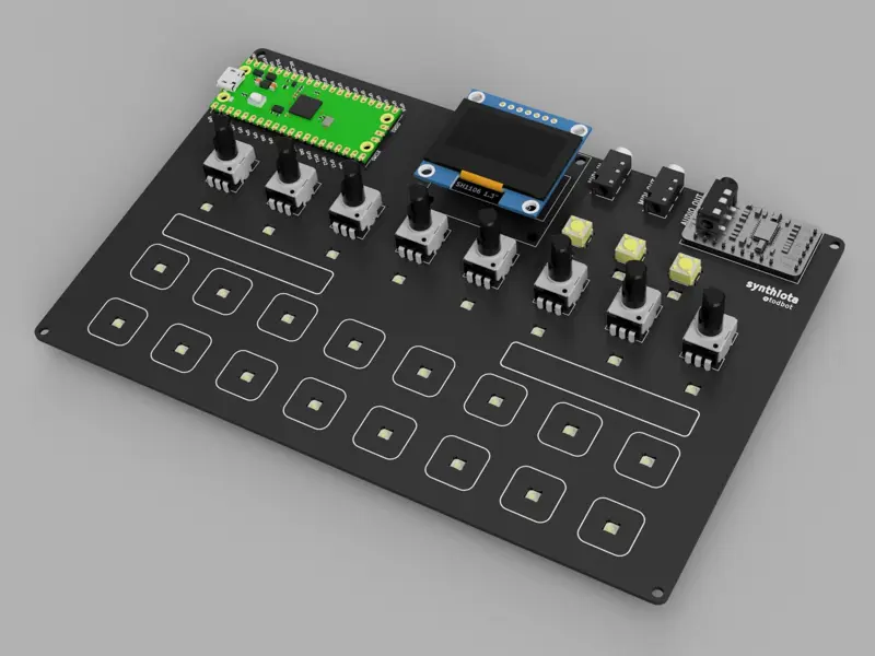 synthiota Pico/Pico2-based board for playing with synthesizers in CircuitPython