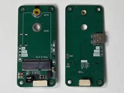 Rpi Zero M.2 E Key Shield