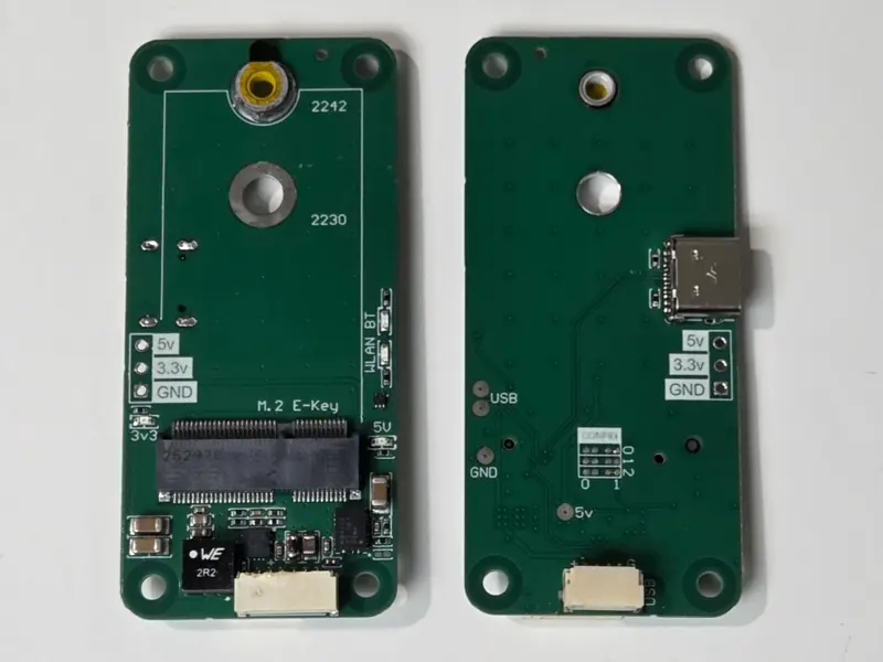 Rpi Zero M.2 E Key Shield