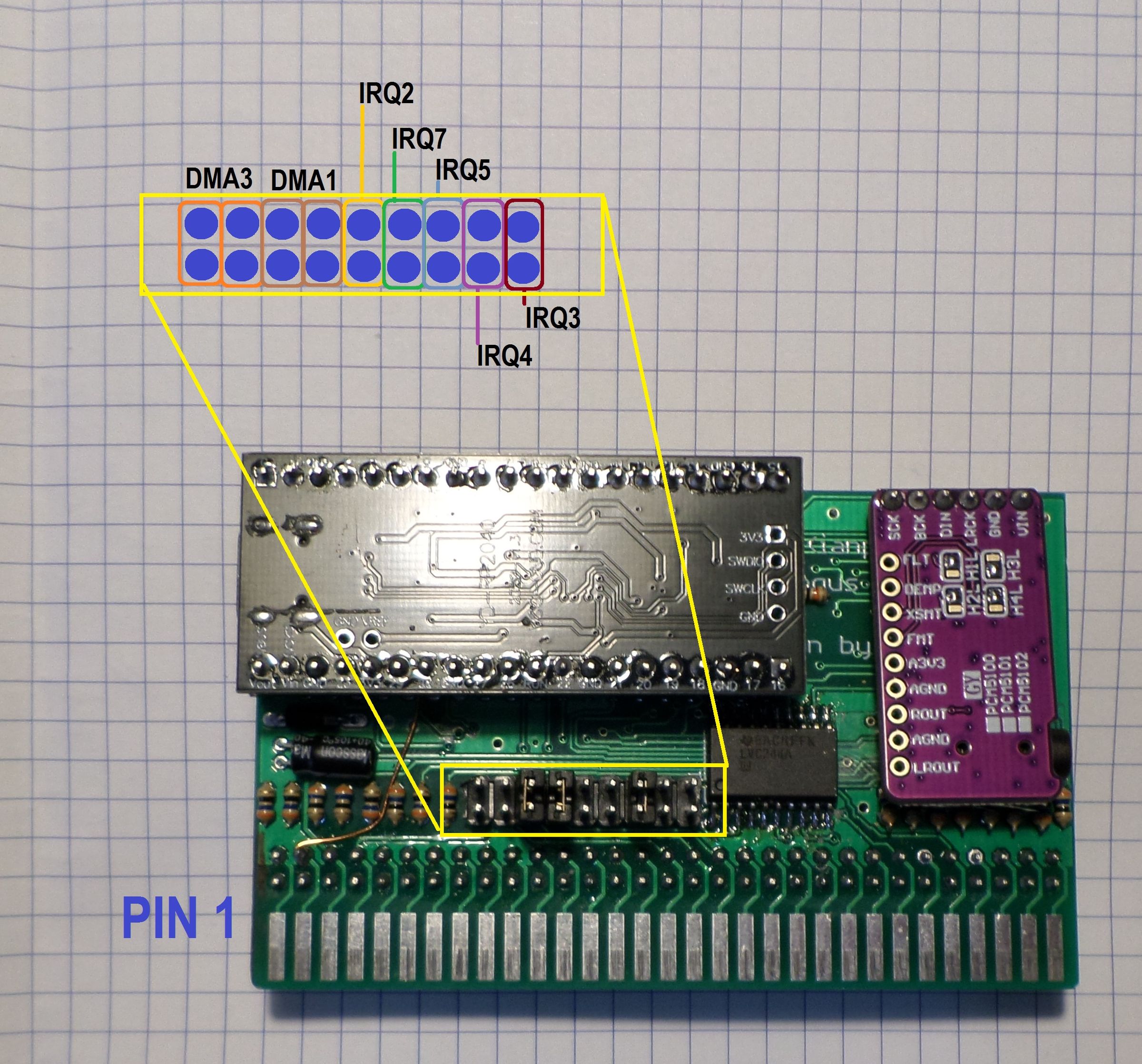 PicoGUS ISA PC/104 Gravis Ultrasound Sound blaster