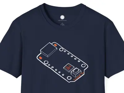 Hand-drawn Adafruit Trinket 5V T-Shirt