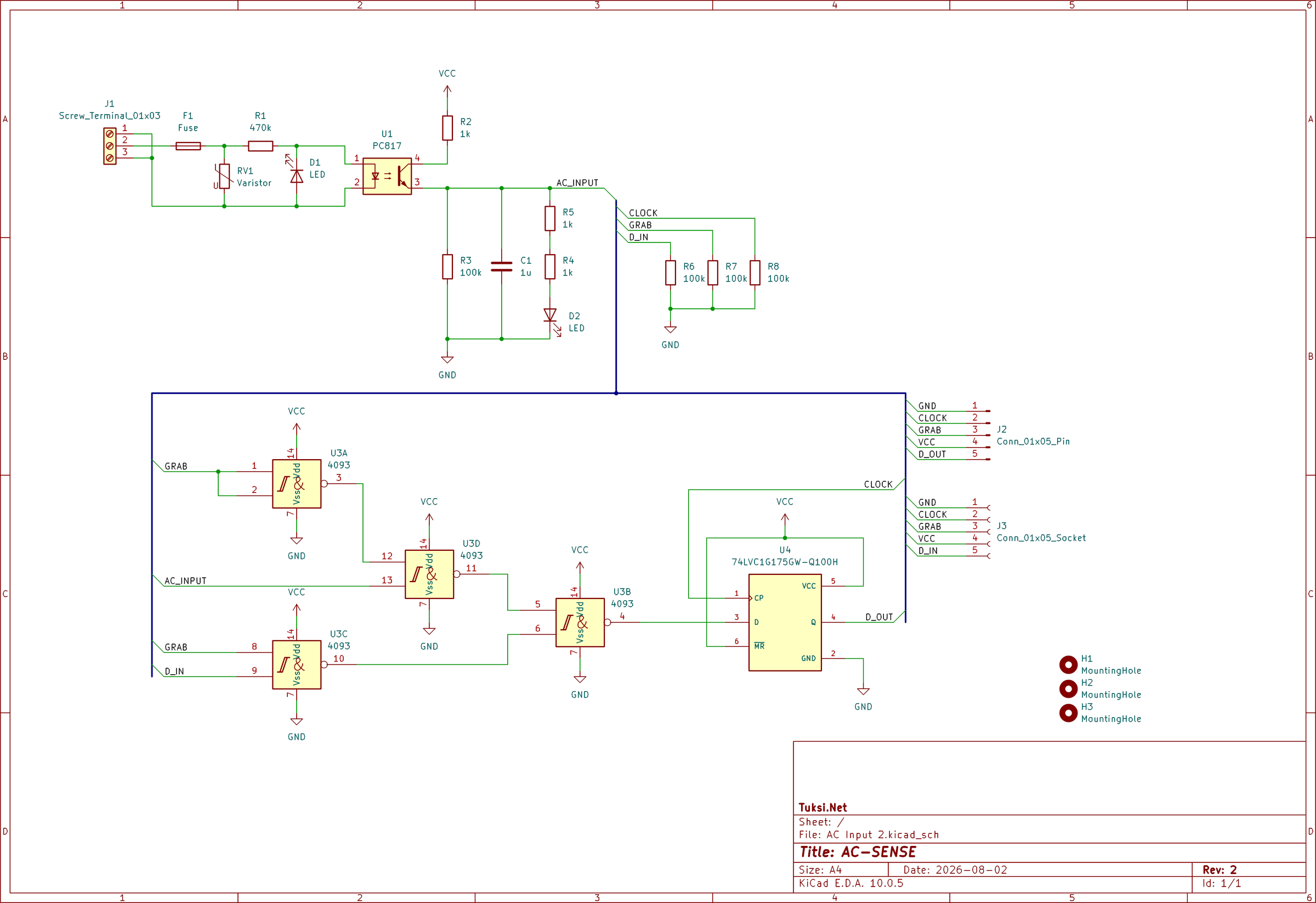 AC-SENSE: Daisy-Chain AC Presence Module