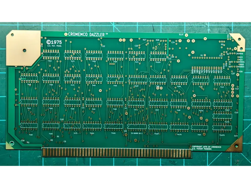 Cromemco Dazzler Reproduction Boards