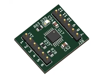 MCP4661T Digi-Pot Breakout Board, 2.7-5.5v 257 taps