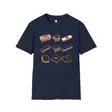 Hand-Drawn Microprocessor T-Shirt: Intel 4004, NE555, 6502 - Tech History Dad Gi