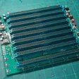 9-Slot S-100 Motherboard with Integrated Power Supply (Bare PCB)