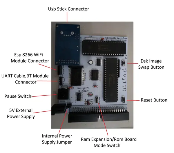 ULIfAC: Multi Function Board for Amstrad CPC