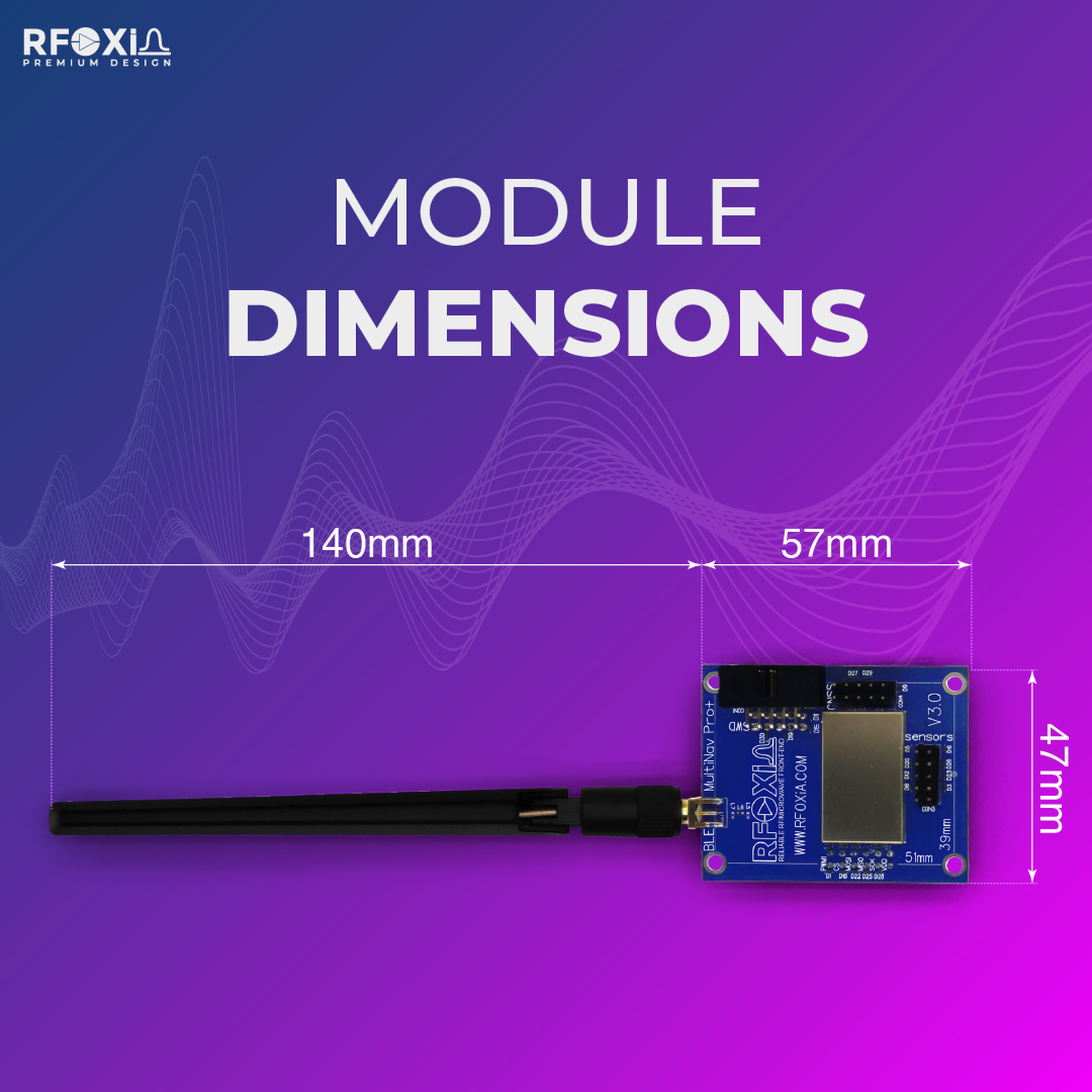 Pair (2x) MultiNav Pro+™ Long Range BLE MODULE