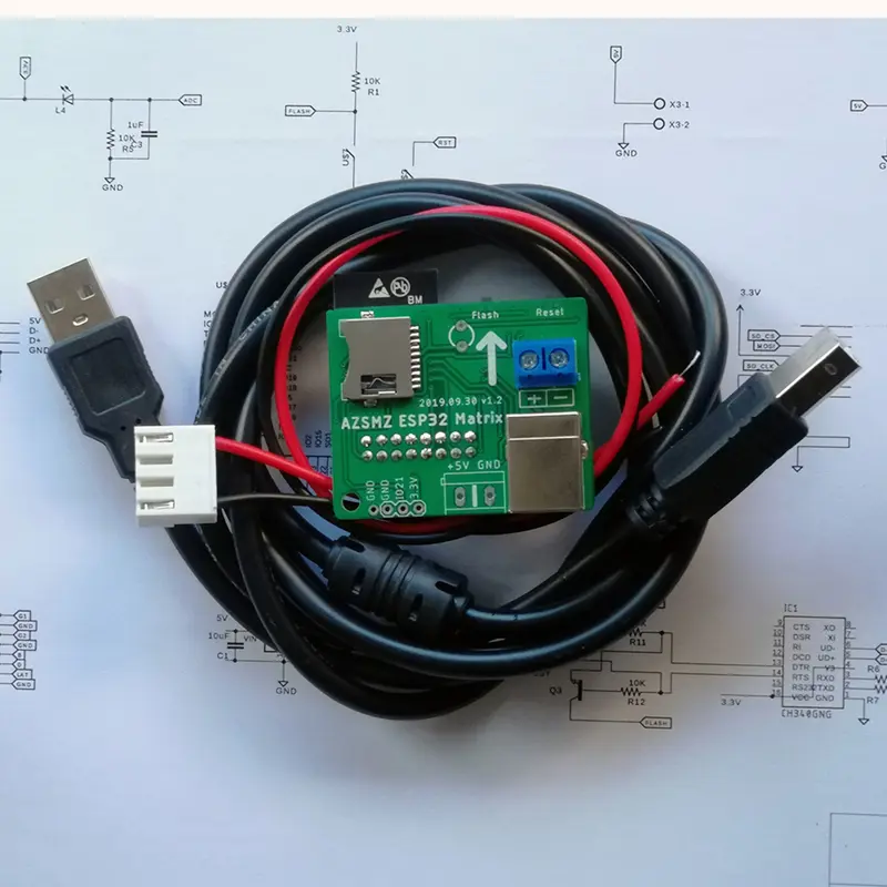 ESP32 RGB LED(HUB 75 type) Matrix panel Controller