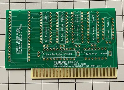 Apple II ProDOS 1MB read-only drive v4.0 PCB Only