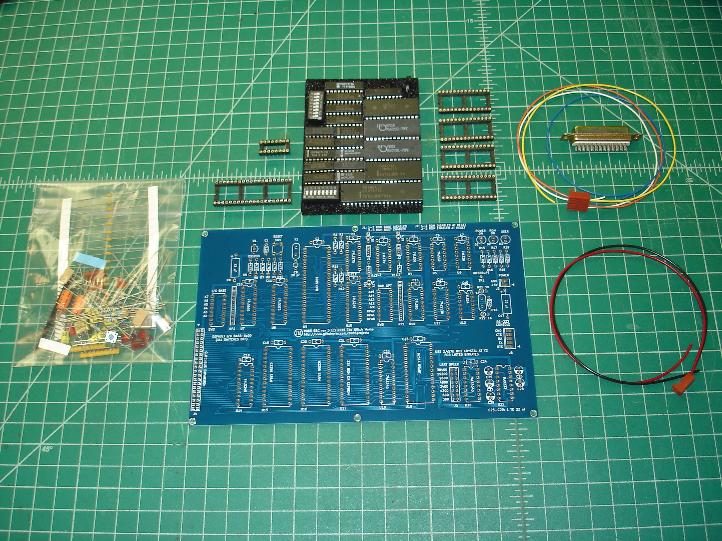 Glitch Works 8085 SBC rev 3 Single Board Computer