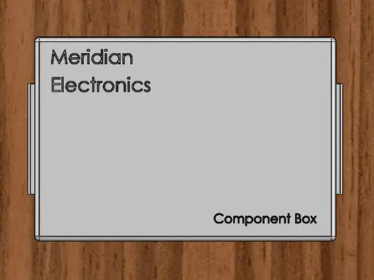 Component Box with lid, (small electrical parts)