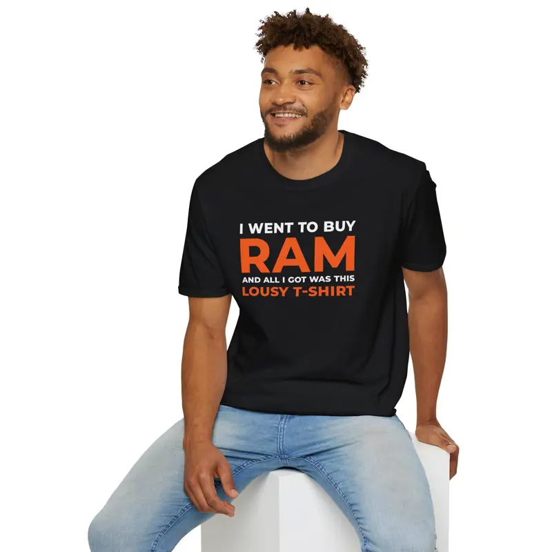 Datacenter Chip Shortage Humor Shirt I Went to Buy RAM T-Shirt | RAMaggedon Gift