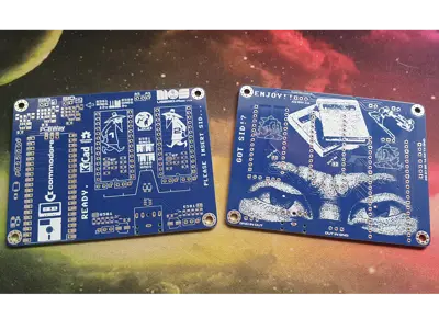 USBSID-Pico v1.3 Blue PCB Kit (unsoldered)