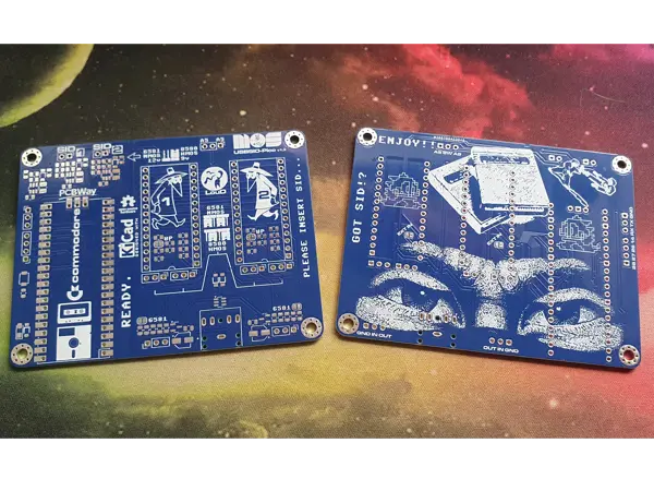 USBSID-Pico v1.3 Blue PCB (unsoldered)