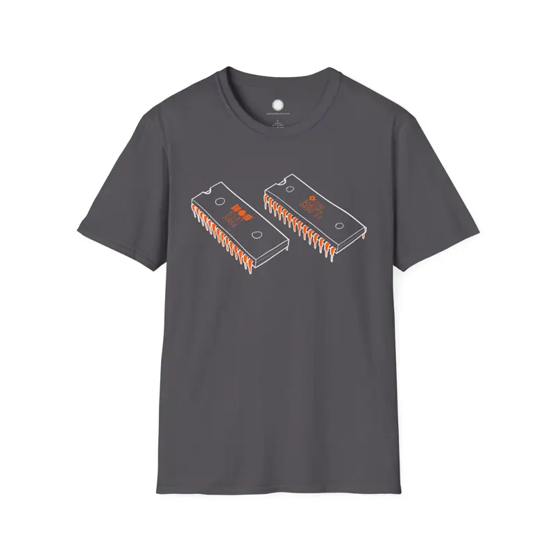Commodore 64 MOS Sound Synthesizer Tee | SID Chip T-Shirt | Vintage Computer Har