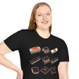 Hand-Drawn Microprocessor T-Shirt: Intel 4004, NE555, 6502 - Tech History Dad Gi