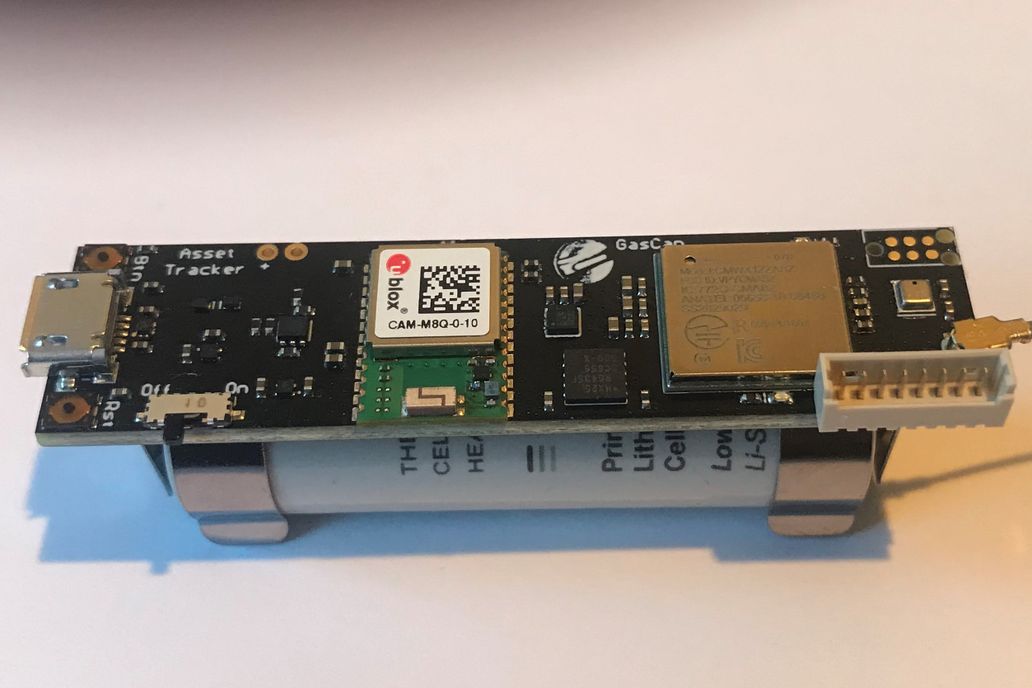 GasCap LoRa+GNSS Asset Tracker