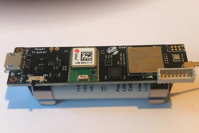 GasCap LoRa+GNSS Asset Tracker
