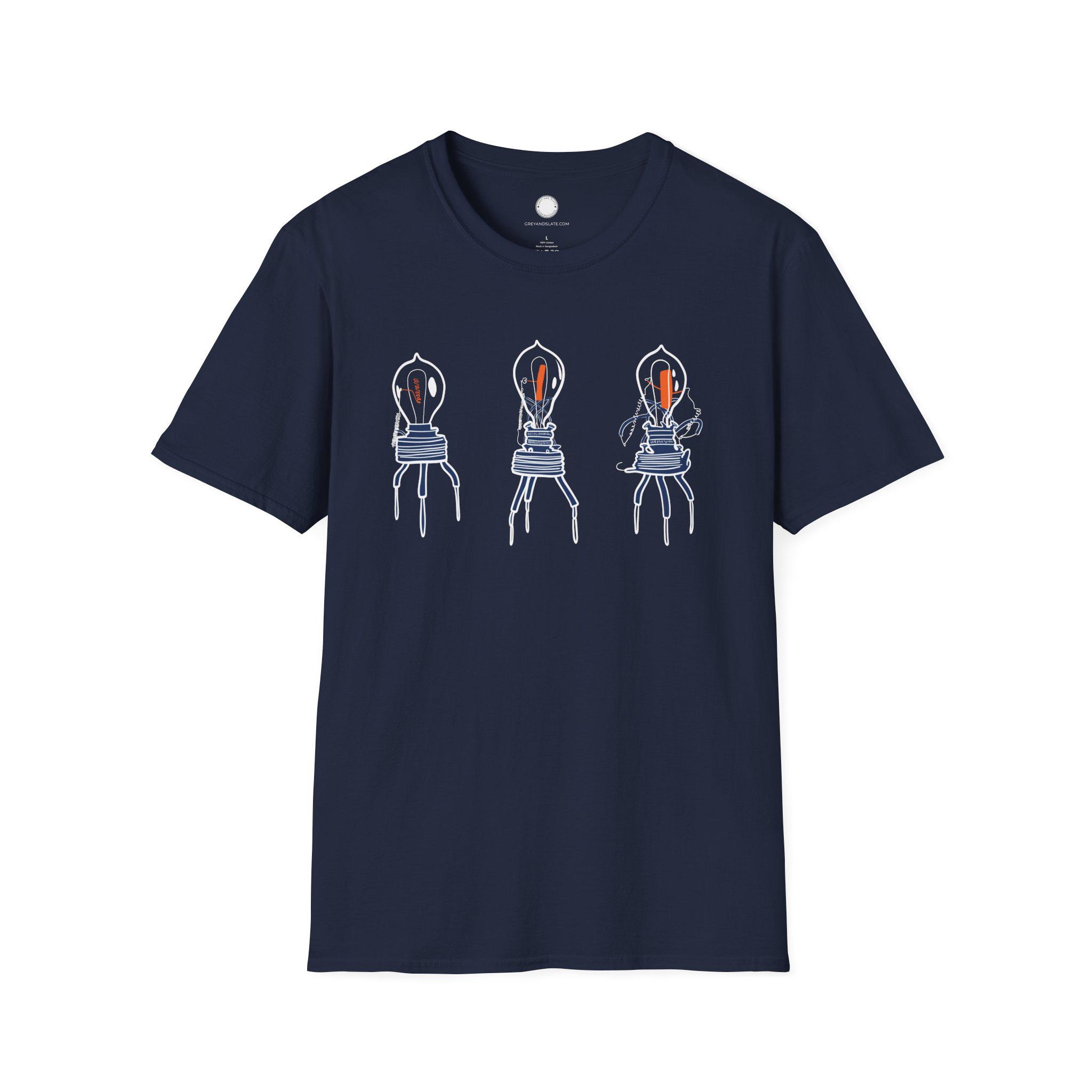 Fleming Tube Vacuum Tube Evolution Shirt | Vintage Electronics History Tee | Ear