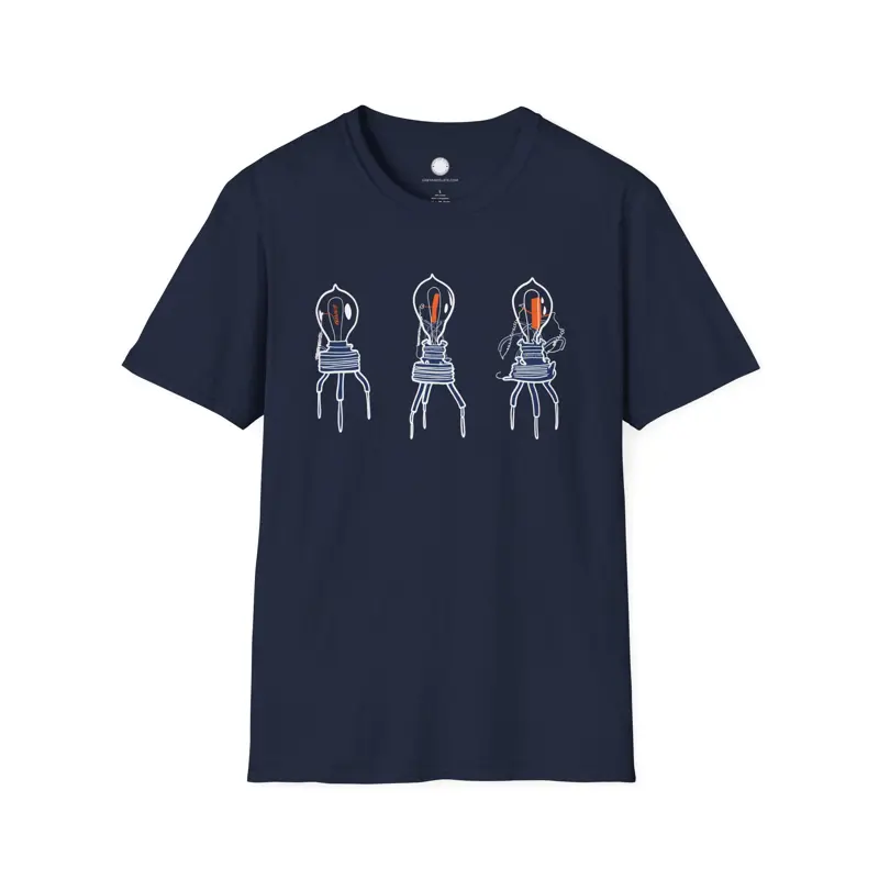 Fleming Tube Vacuum Tube Evolution Shirt | Vintage Electronics History Tee | Ear