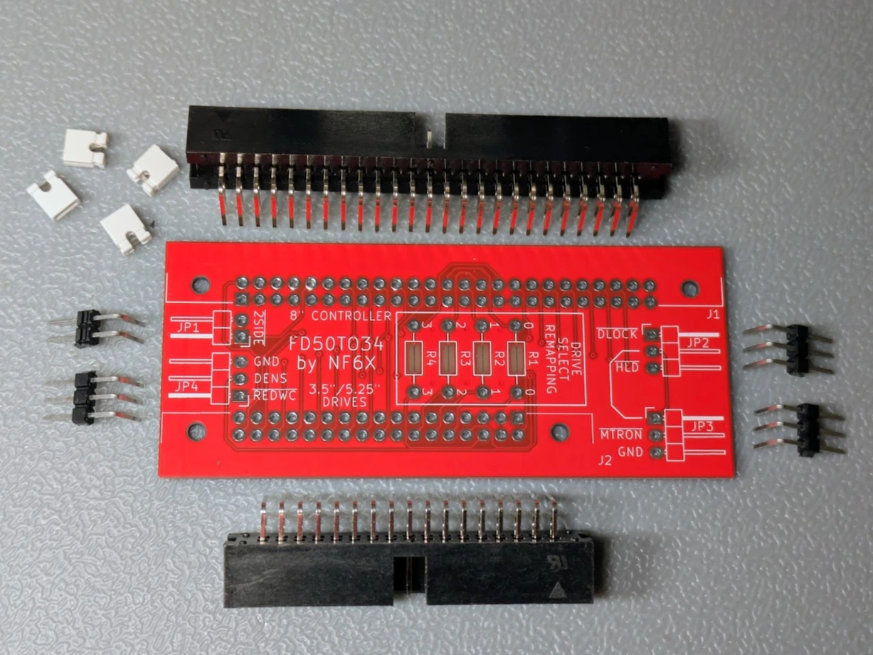 8" Floppy Drive 34-to-50 Pin Adapter