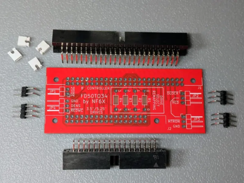 8" Floppy Drive 34-to-50 Pin Adapter