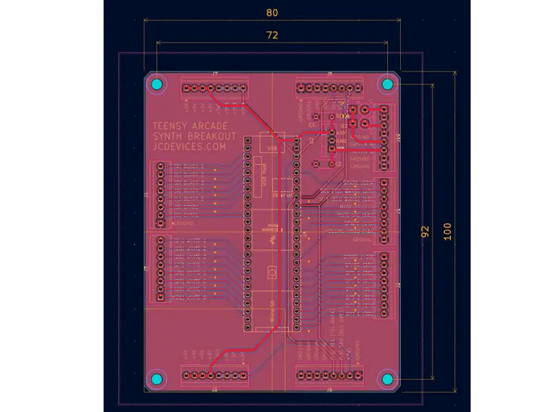 Teensy 4.1 Screw Terminal Breakout - Arcade, Synth & More!