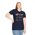 Hand-Drawn Microprocessor T-Shirt: Intel 4004, NE555, 6502 - Tech History Dad Gi