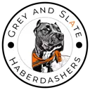 Grey and Slate, Haberdashers logo