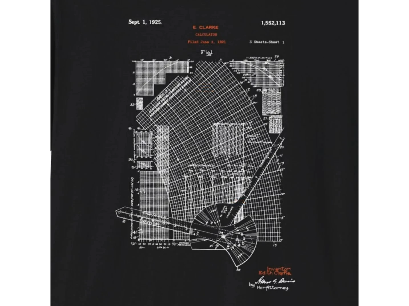 Pioneering Woman Electrical Engineer Graphical Calculator T-Shirt |  Women's His