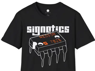 Vintage Signetics 555 Timer T-Shirt