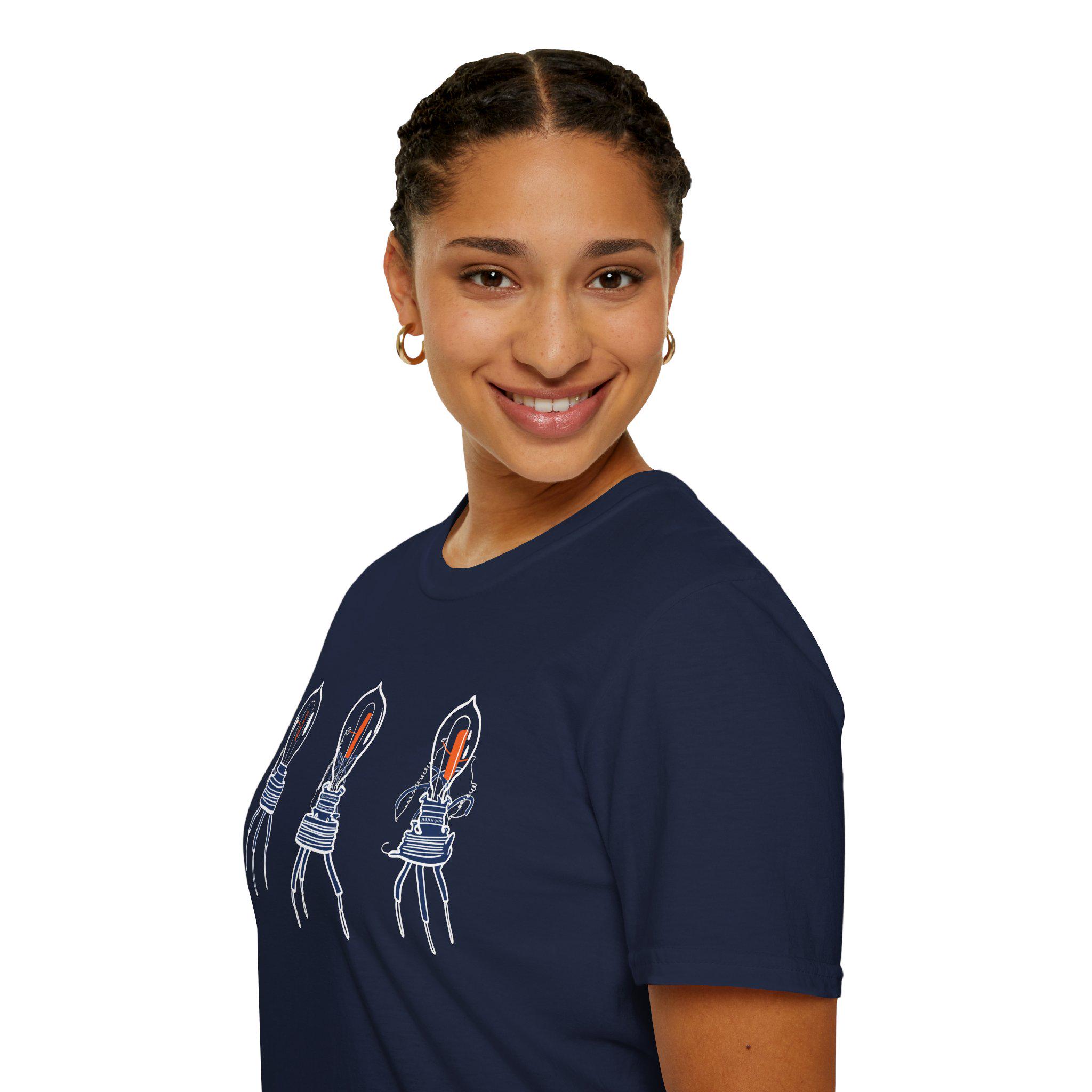 Fleming Tube Vacuum Tube Evolution Shirt | Vintage Electronics History Tee | Ear