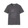 Hedy Lamarr Patent Shirt | Frequency Hopping Spread Spectrum 1942 | Hand-drawn T