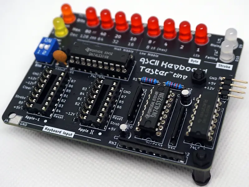 ASCII Keyboard Tester Tiny ~ Apple-1 and Apple ][