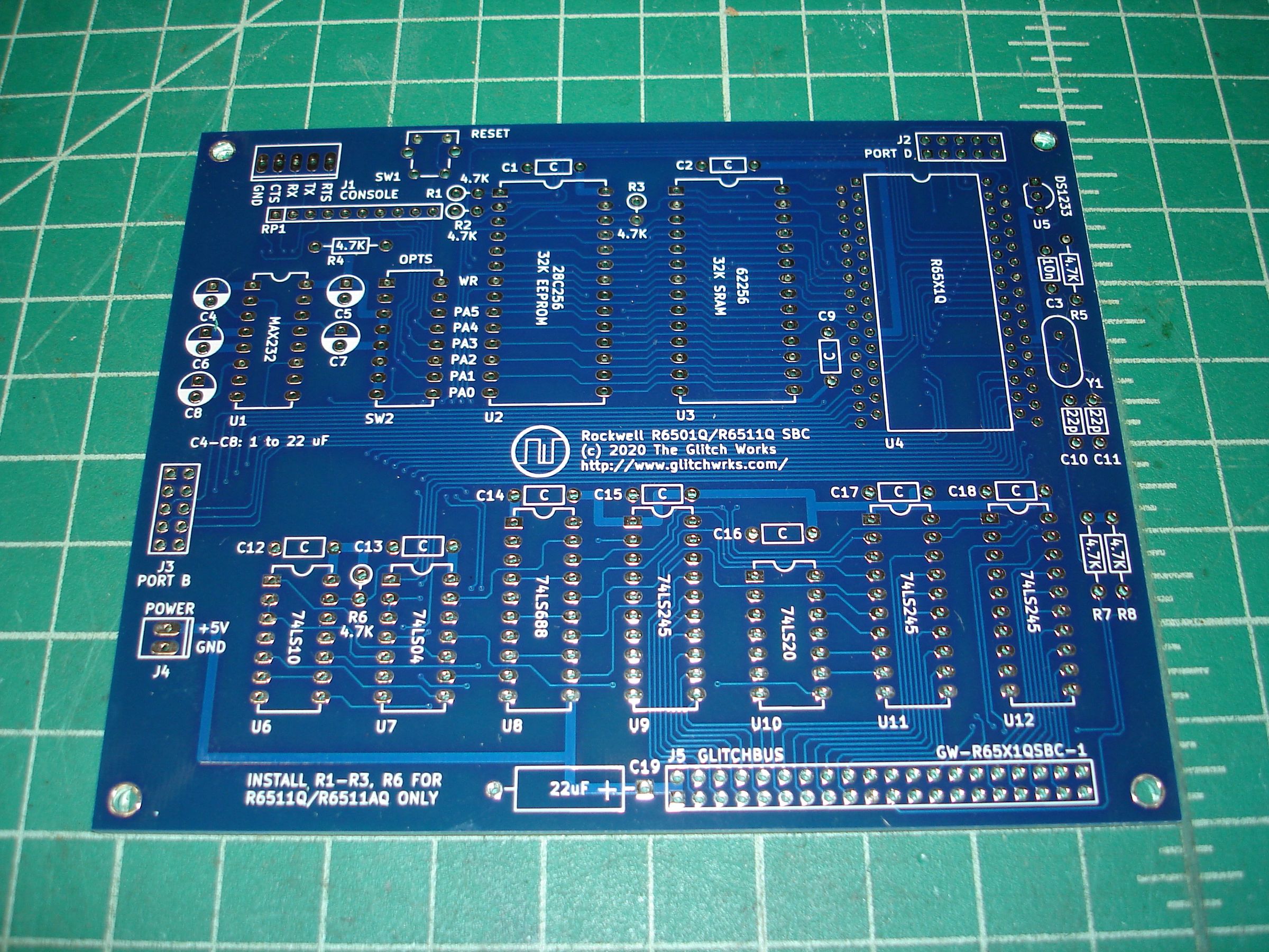 Glitch Works R6501Q/R6511Q Single Board Computer