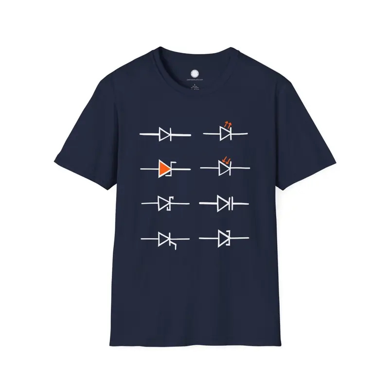 Electrical Engineering Student Hardware Maker Dad Gift | Diode Symbol Collection