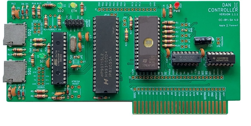 DAN ][ Controller Card Blank PCB Only For Apple II Computer line